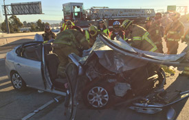 Garden Grove Freeway Crash Leaves 1 Person Dead